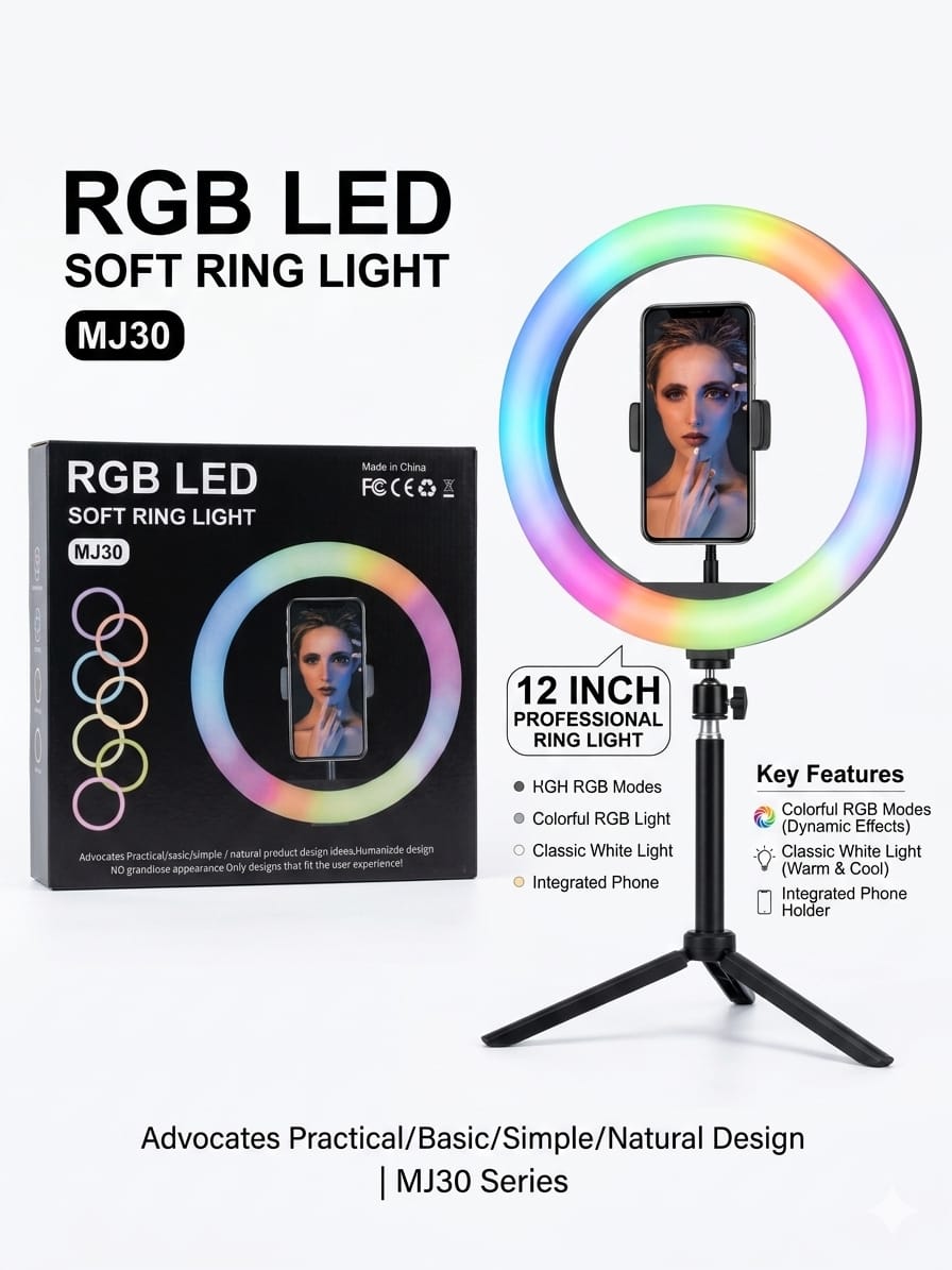12 inch RGB Ring Light